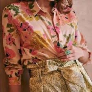 Sezane Ann Shirt Autumn Glow